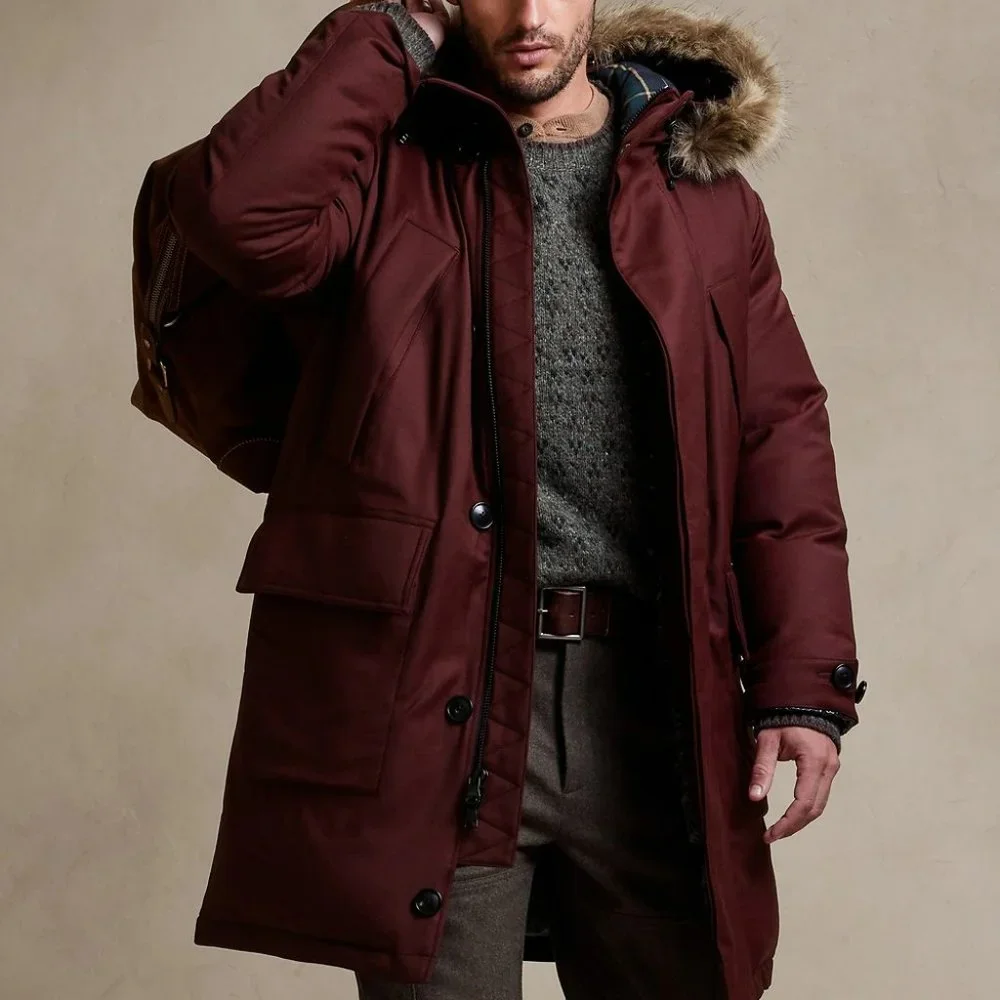 Banana Republic Merlot Cima Snorkel eDown Parka